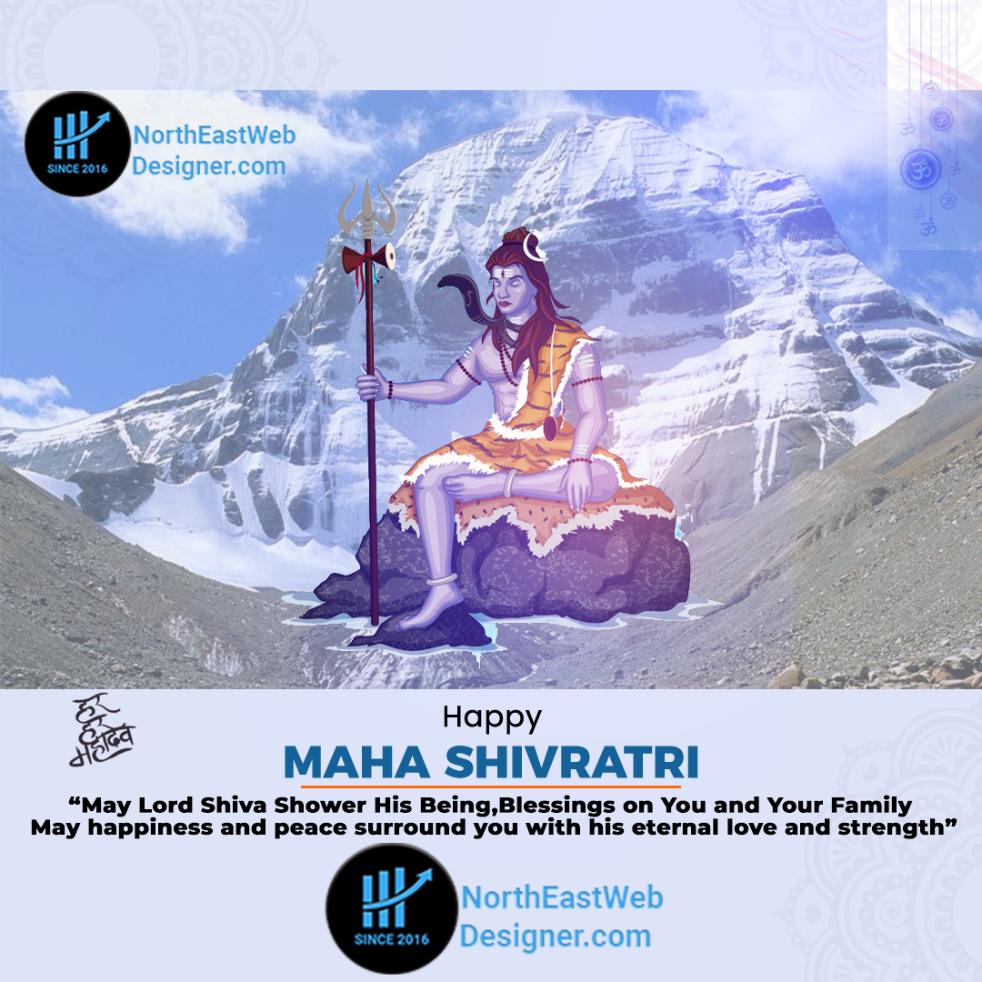 Happy Maha Shivaratri May Lord Shiva Shower His Being Blessings on You and Your Family